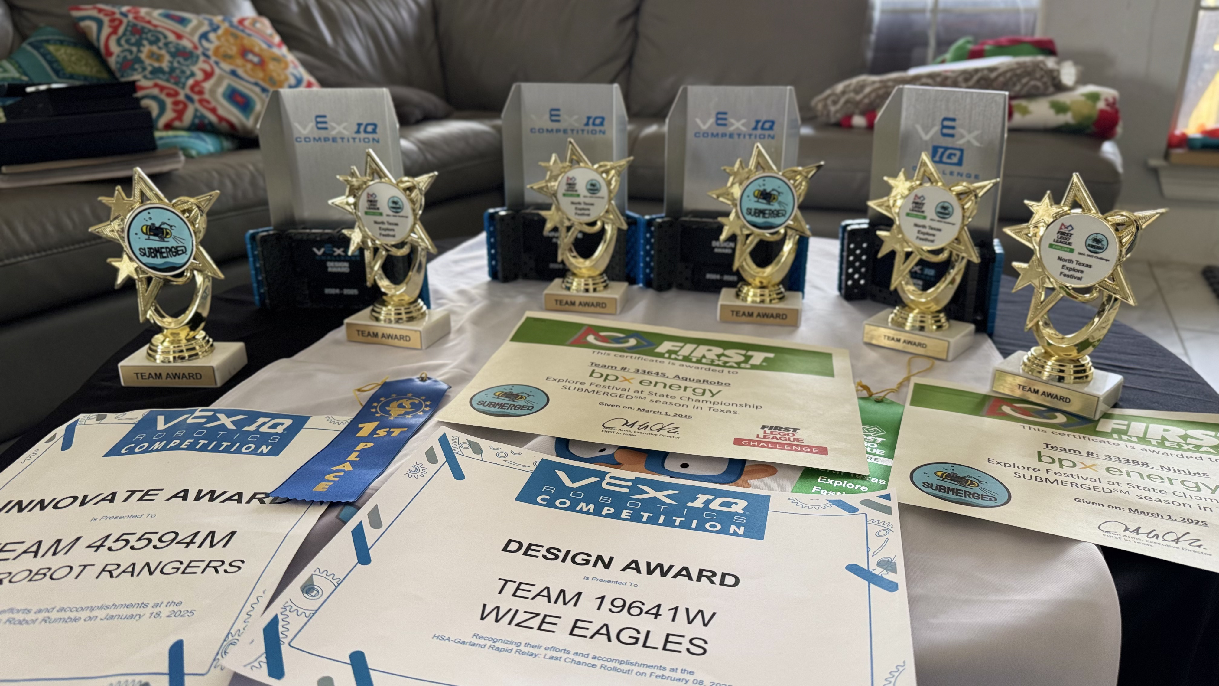 First LEGO League Submerged Awards