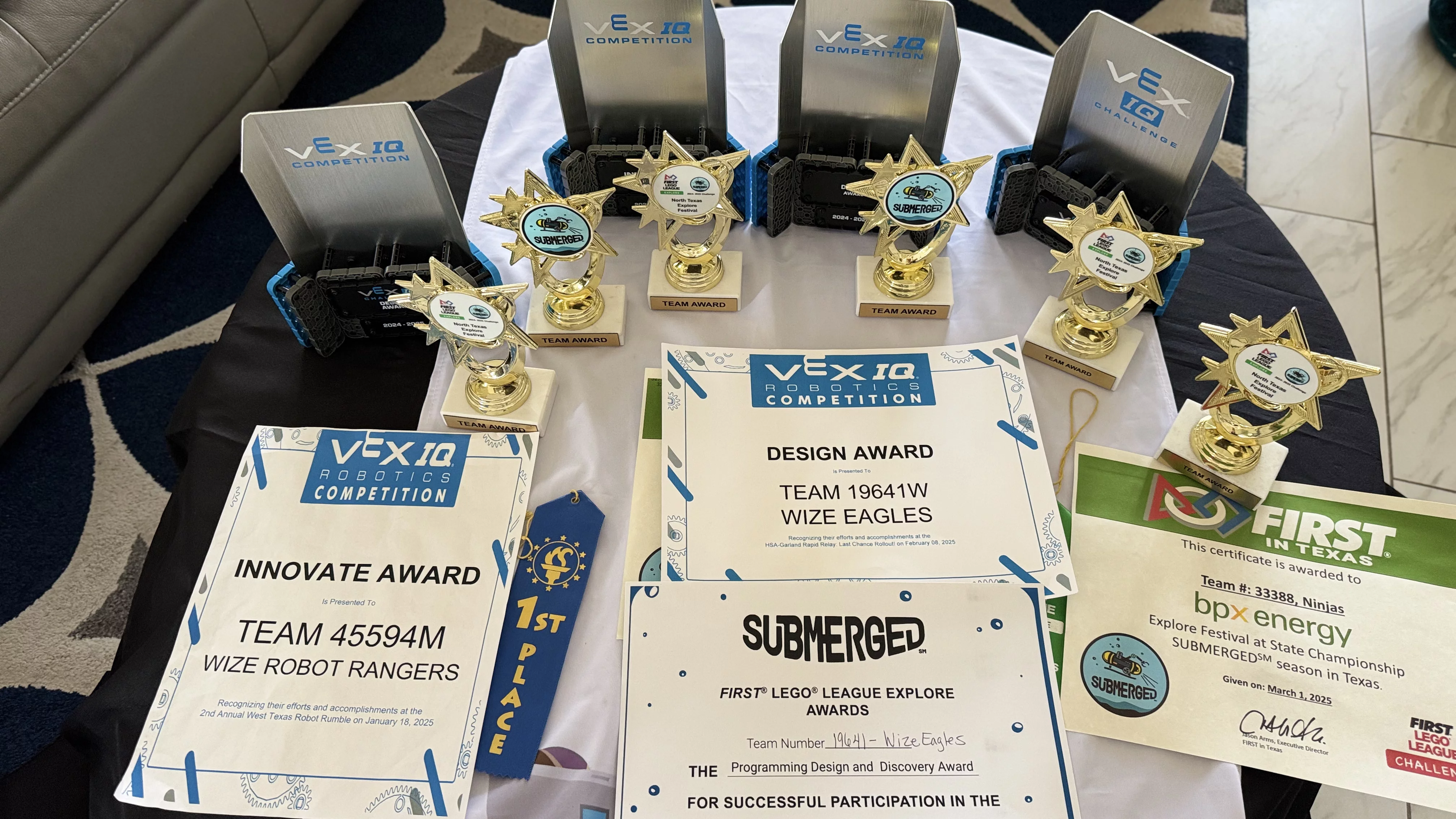 First LEGO League Submerged Awards